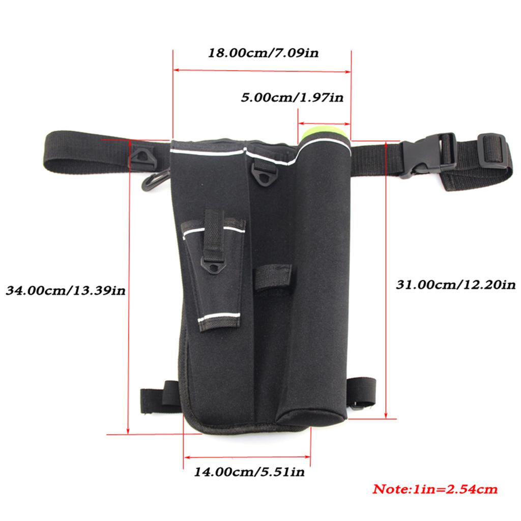 Lightweight Fishing Drop Leg Pack Adjustable Fishing Waist Pouch Outdoor Fishing Lure Rod Storage Tackle Bag Easy to Use