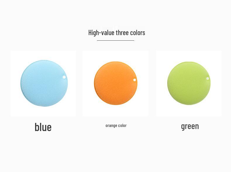 High-Density Colored Kitchen Sponge Scrubber - Thickened Scouring Pad for Dishwashing and Pot Cleaning