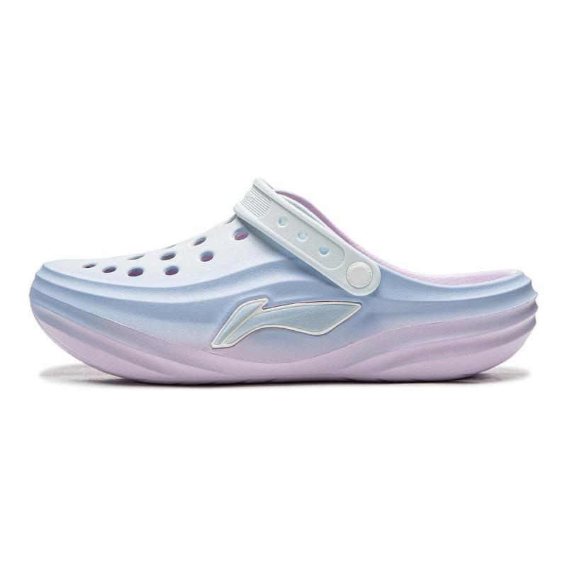 Li-Ning Soda Sea Salt Puff Unisex Clogs Blue Pink AGUW005-16 42