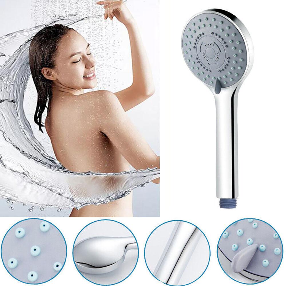 New Shower Head 5 Mode Large Universal Chrome Bath High Pressure Water Saving Heads
