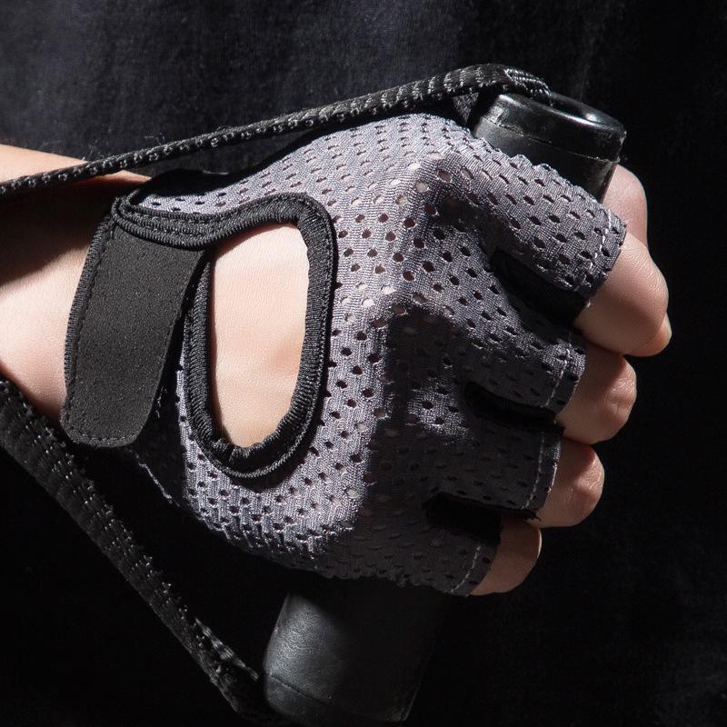 Women's Half-Finger Cycling & Yoga Gloves - Non-Slip, Breathable, Thin, Wrist Support for Summer Workouts
