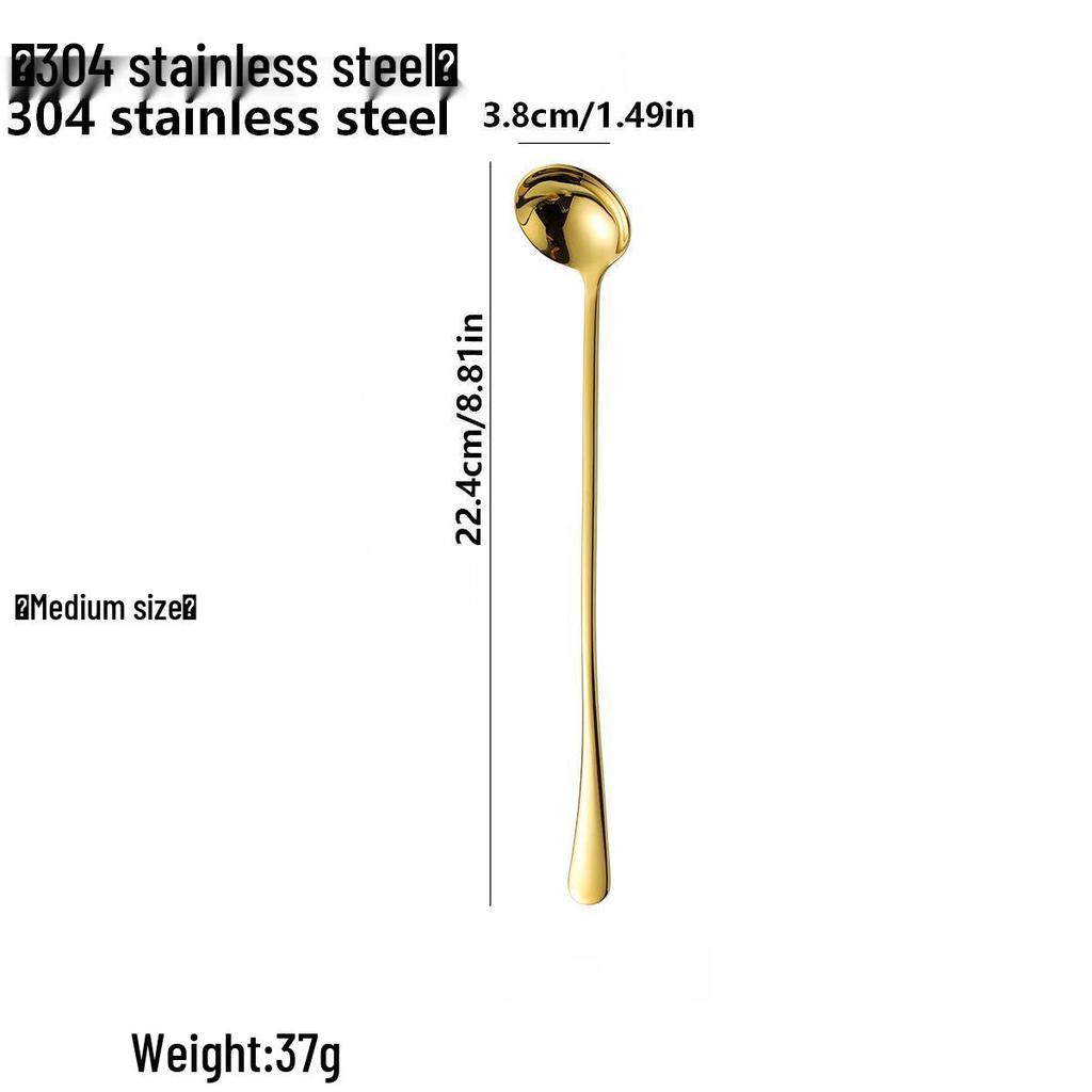 304 Stainless Steel Long Handle Seasoning & Sauce Spoon