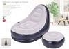 Inflatable Armchair with Footrest, Garden Beach Lounger