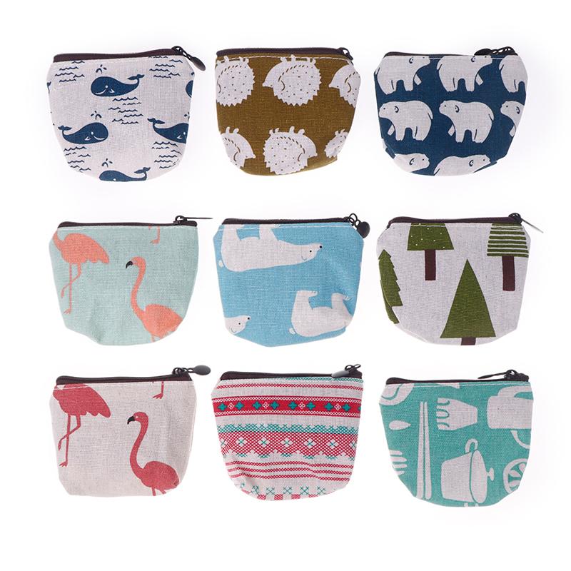 

2pecs Small Cosmetic Makeup Bag Mini Canvas Organizer Bags For Women Lipstick Makeup Case Children Little Purse Coin Pouch Case