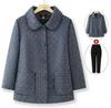 Grandma's 2026 Spring-Autumn Lapel Jacket: New Style Women's Casual Jacket for Middle-Aged & Elderly Moms & Mothers-in-Law