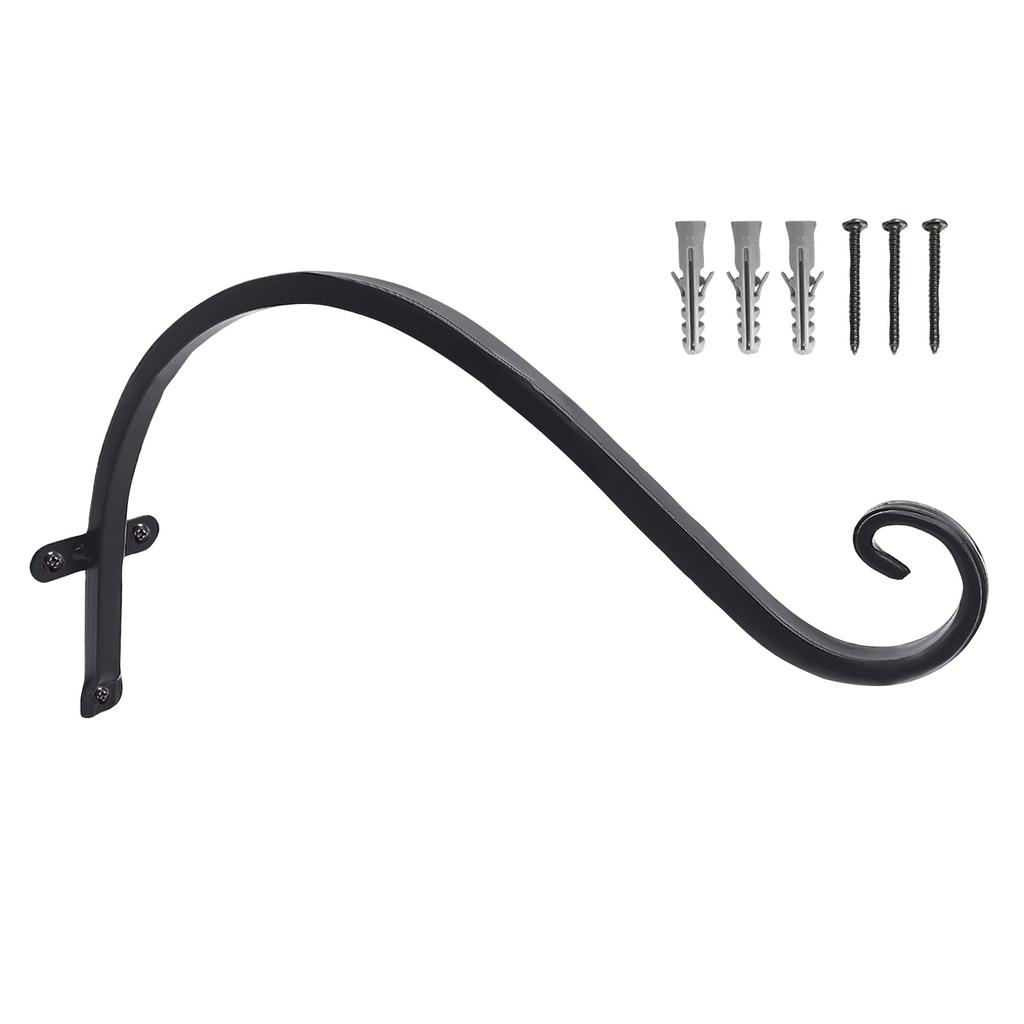 Wall-Mounted Heavy-Duty Hook Accessory — The Outdoor Hanging Solution. Crafted From High-quality,  Robust Metal,  This Hook Is -proof,  Weather-resist