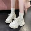Fashion 2024 Slip on Sneakers Clogs Platform Increas Height Tennis Female Round Toe New  Slippers Women  Women Shoes