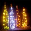 2M Solar Cork String Lights Cork Bottle Cork Lamp Strings  Holiday Lamp