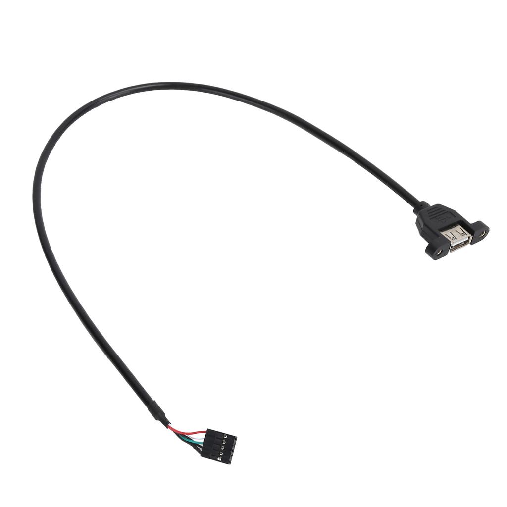 USB2.0 Extension Cable Female To 5pin Female Motherboard High Fidelity Transmission Builtin Extension Cable(0.3meters )