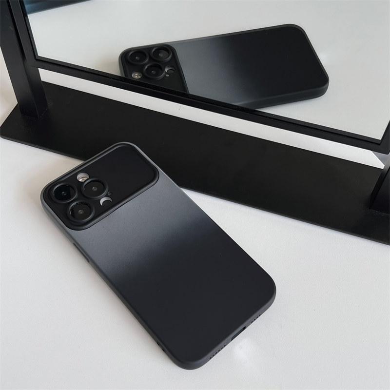

Роскошный чехол для iPhone 14 Pro Max, матовый с градиентом и большим окном для iPhone 11, 12, 13, 14 Pro Max 14 Plus, мягкий защитный чехол для камеры iPhone 14