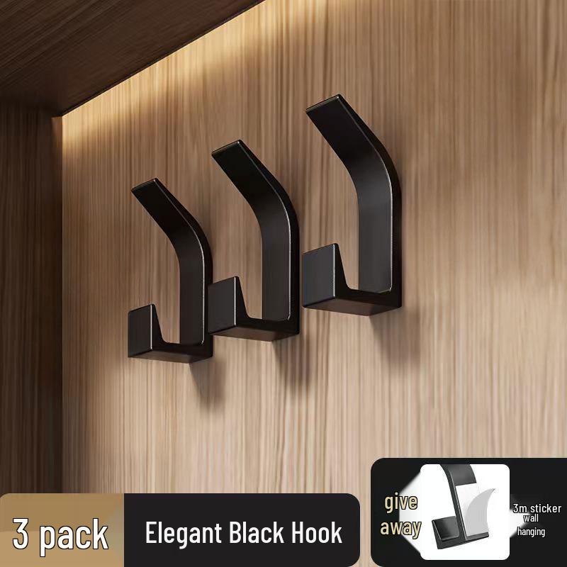 

No-Drill Strong Adhesive Hook for Kitchen & Bathroom - Mark-Free, Won t Fall Off