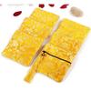 Chinese Brocade Jewelry Bag Handmade Silk Embroidery Padded Small Zipper Tassel Jewelry Organizer Storage Pouch Satin Gift Bag