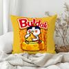 KKwaii Cartoon BBuldak RRamenS Pillow Case Bedroom Sofa Living Room Backrest Decoration Square Cushion Nap Time