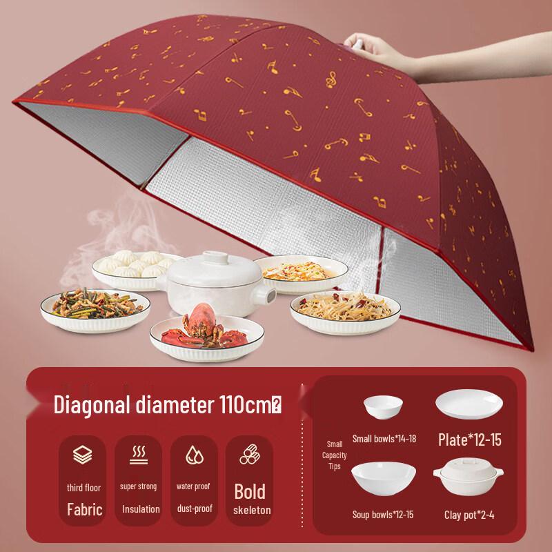 Foldable Winter Dining Table Food Cover