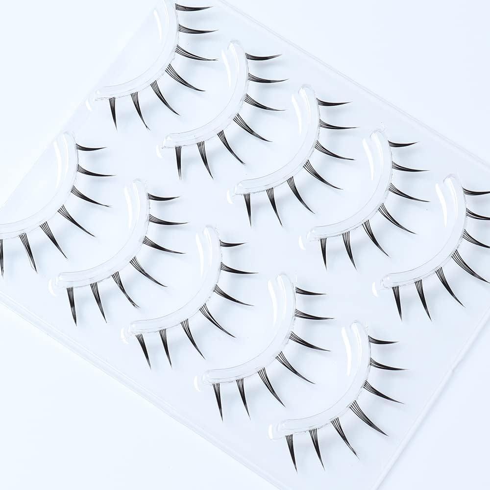 Emotao NatUraL Lash U L Short Oc Handmade Actress cospLay Jirai M9 01 5 Pairs
