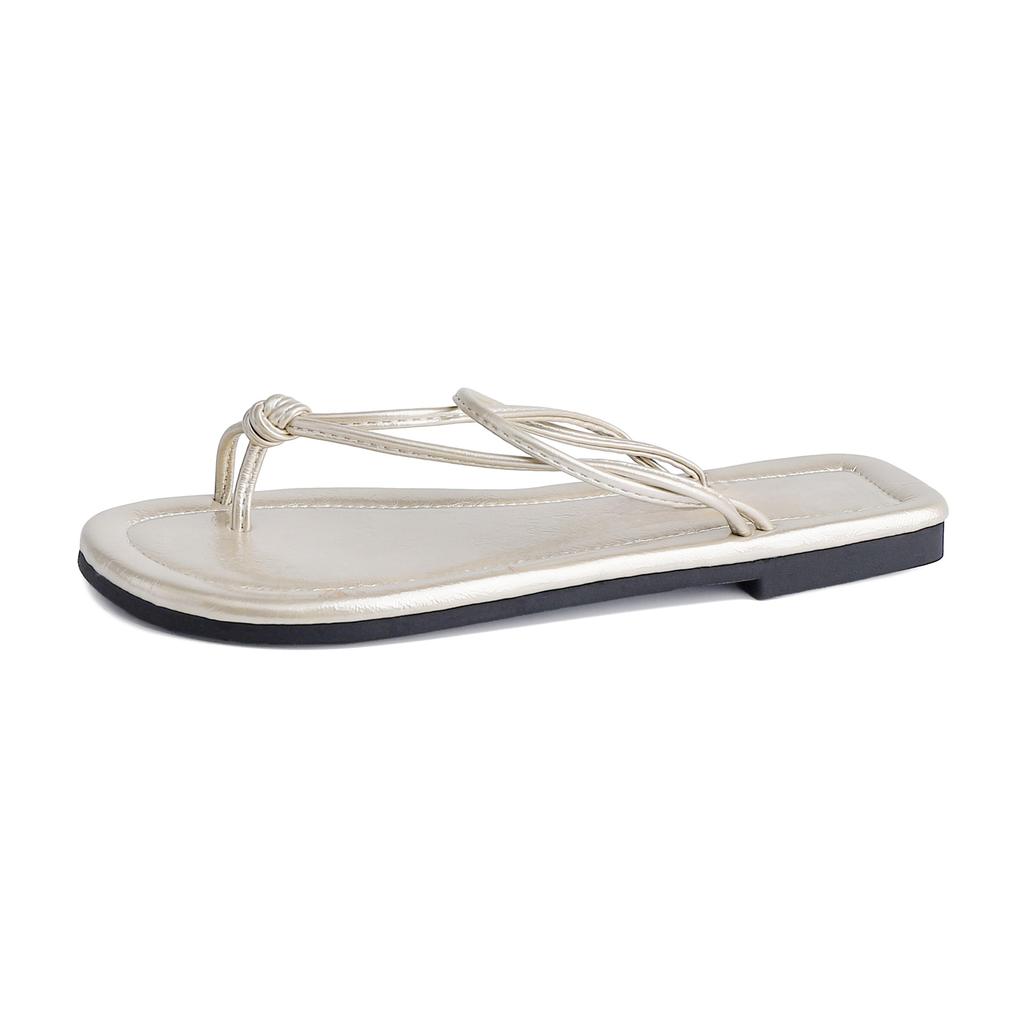 Flip-flop flat sandals women's 2025 summer new casual style toe sexy women's shoes comfortable soft sole not tired feet