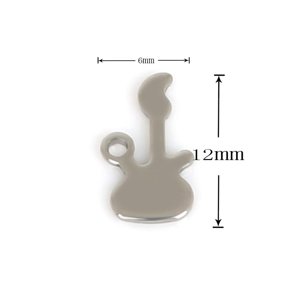 50Pcs Geometric Pendant Stainless Steel Charms For Women Kids Necklace Bracelet DIY Jewelry Making Accessories