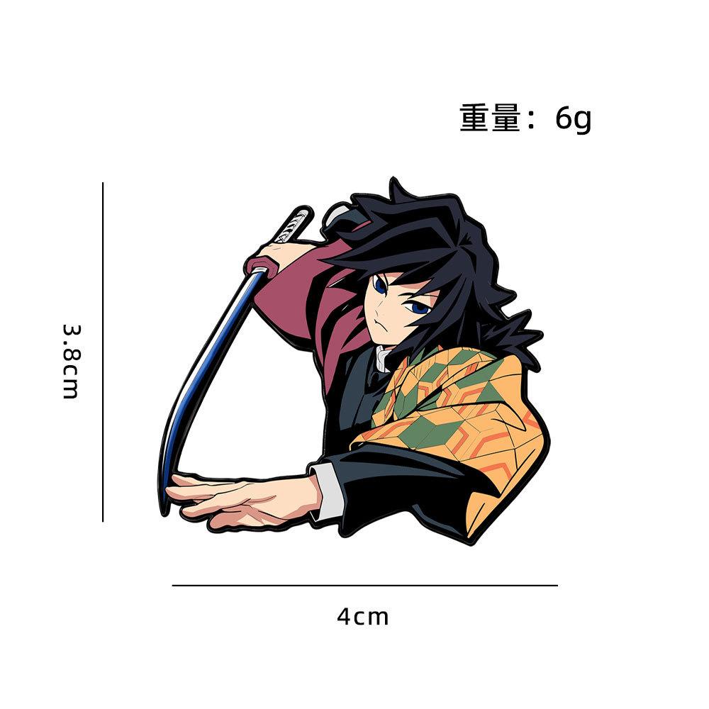 NEW HOT Anime Cartoon Series New Ghostblade Environmental Protection Metal Badge Cute Bag Clothing Decoration Spot Direct S