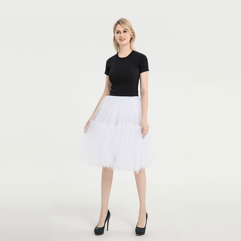 

Лолита Европейский и Американский Горячий 5-слойный Бескостный Плинтус Сетка White M