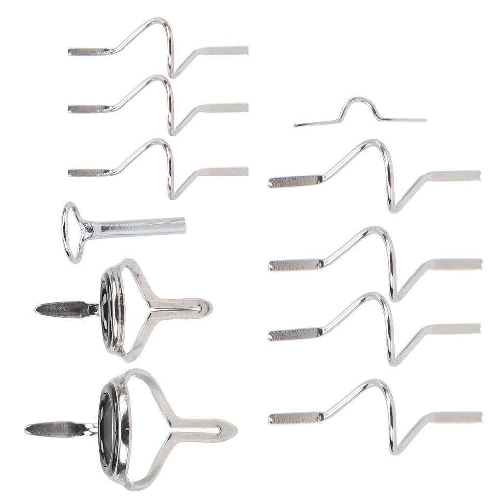 Fly Fishing Guide Angling Repair Tool Stainless Steel Strong Double Buckle Ring Different Size