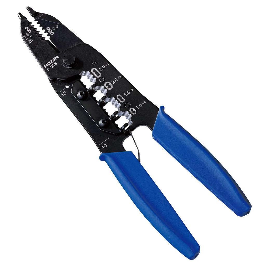 HOZAN VVF Stripper, Electrician Examination Compatible Wire Stripper P-958
