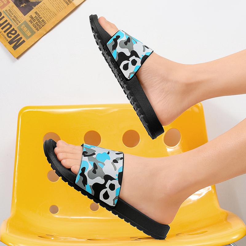 Men Big Size EVA Slide Slippers Soft Cushion Summer Casual Beach Sandals Lightweight Indoor Outdoor 39 To 48