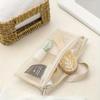 Mini Mesh Toiletry Bag Polyester Travel Organizer Pouches with Zipper Portable Toothbrush & Toothpaste Storage Lightweight & Versatile Use