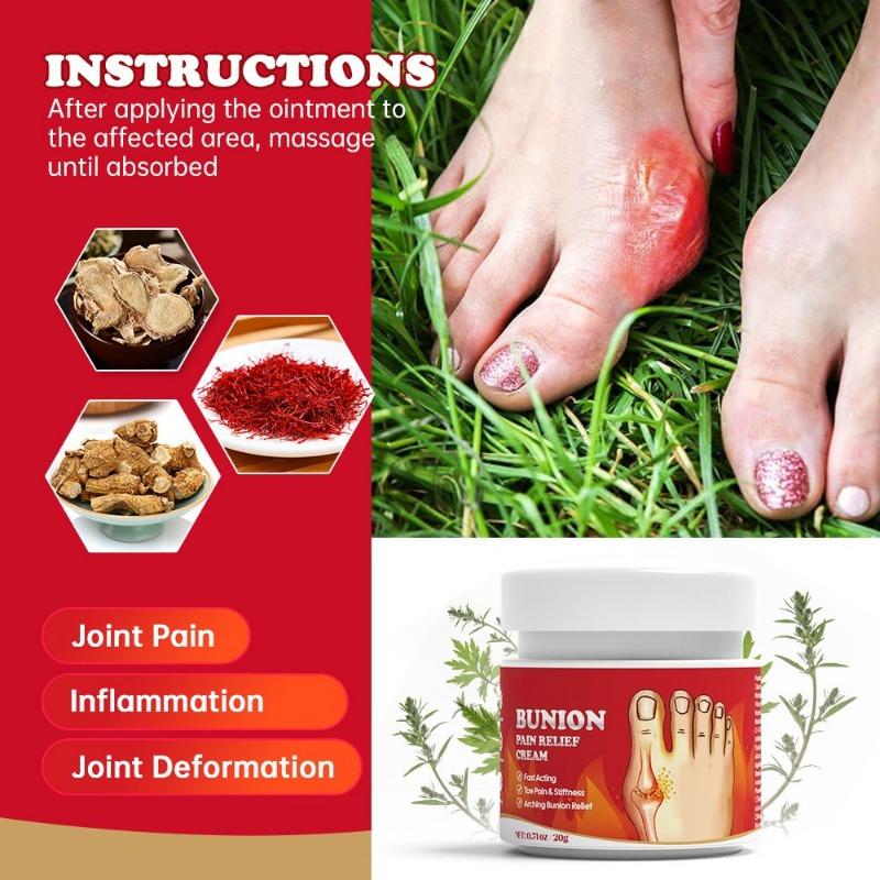 1PC plaster bunion care cream foot care massage cream
