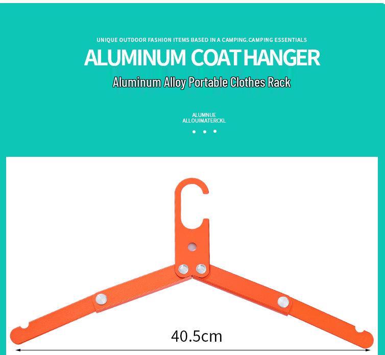 Portable Aluminum Multi-functional Non-slip Folding Travel Hanger