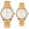 High-End Fashion Steel Band Diamond Inlaid Unisex Couple Quartz Watches