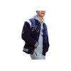 New FILA Baseball Jacket Outerwear Men's Dark Silent Blue F11M349502F-DB