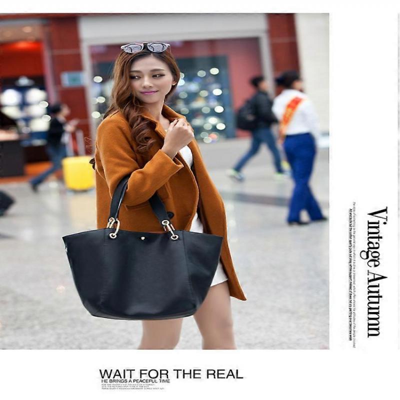 Tote Bag for Women, Big Capacity Tassel Handbag, Large Capacity Waterproof Modern Handbag with Inner Pocket for Work School Leisure -1
