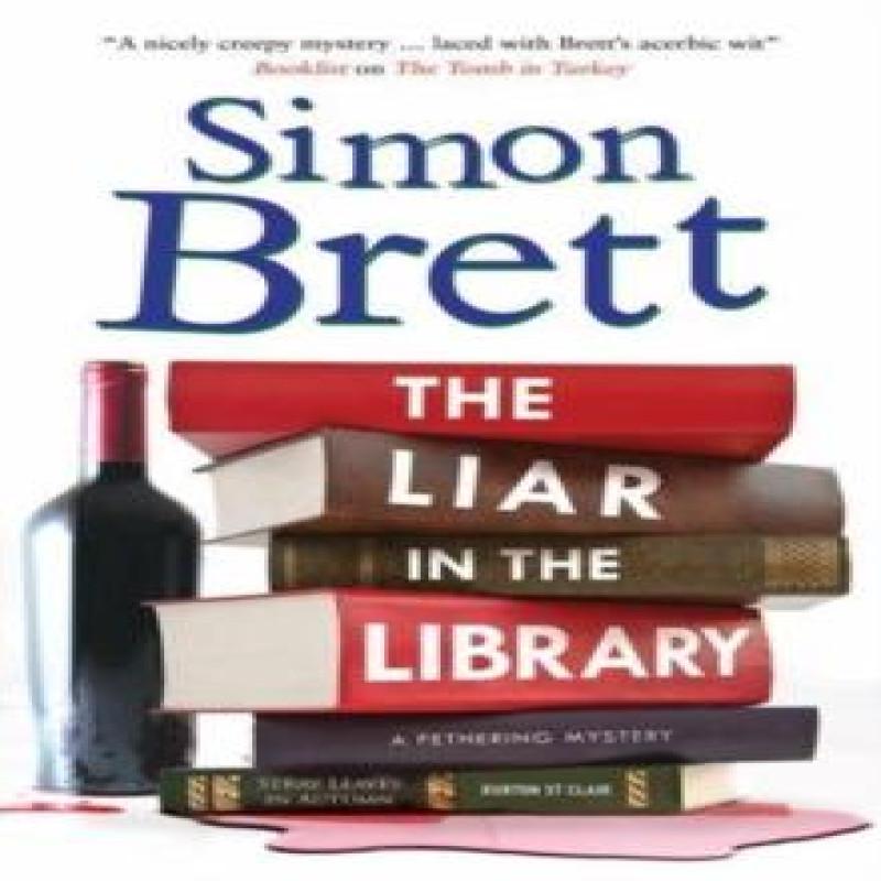 The Liar In the Library by Simon Brett Hardback Book 9781780291017