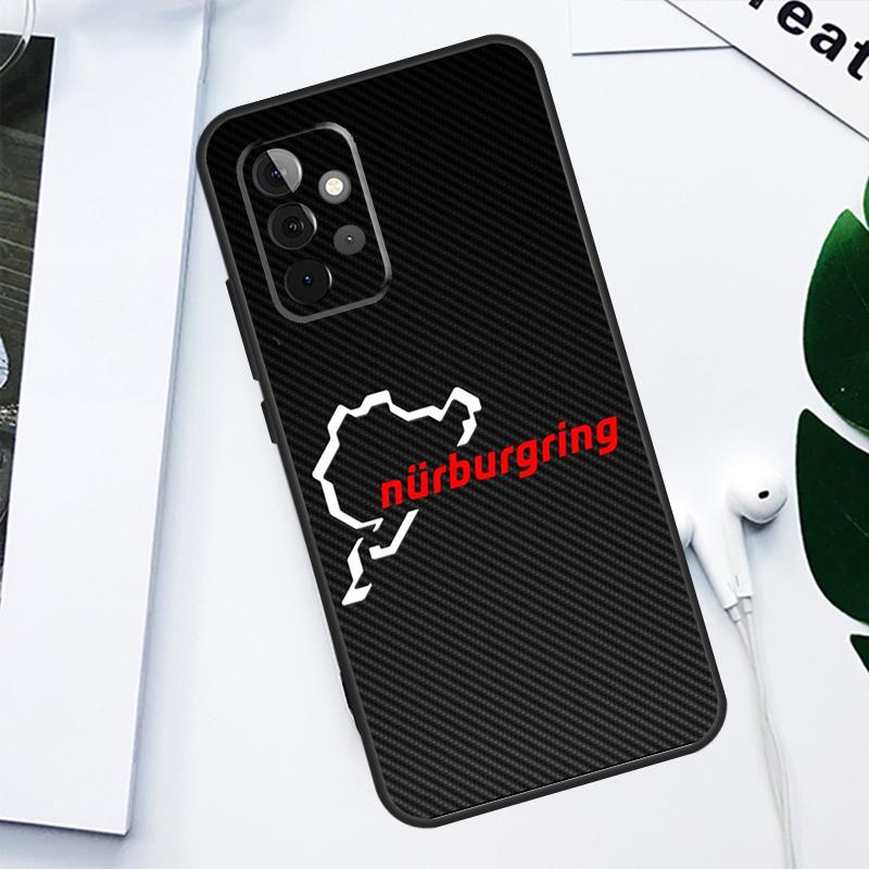 Motor Sport Nurburgring F1 Car Case For Samsung Galaxy A34 A54 A14 A13 A23 A33 A53 A12 A22 A32 A52 A51 A71 Phone Cover