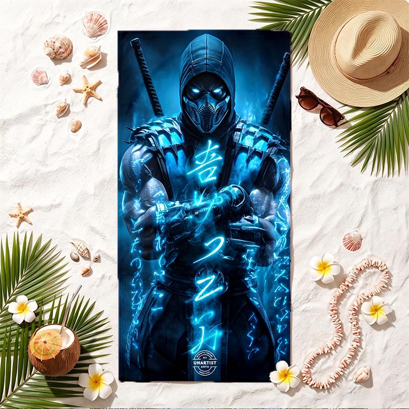 Sub-Zero Soft Beach Towel Stylish Beach Pool Towel for Summer Seaside Vacation Travel