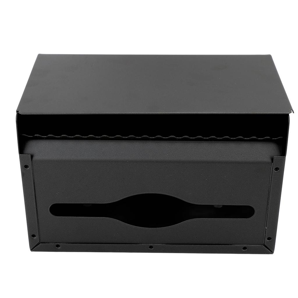 Wall Toilet Paper Box Cover Waterproof Large Capacity Space Aluminum Toilet Tissue Box Dispenser for Bathroom