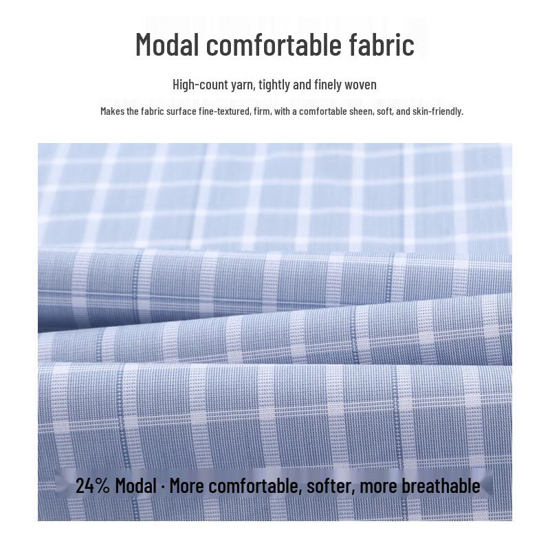Romon Men's Casual Long-Sleeve Breathable Shirt
