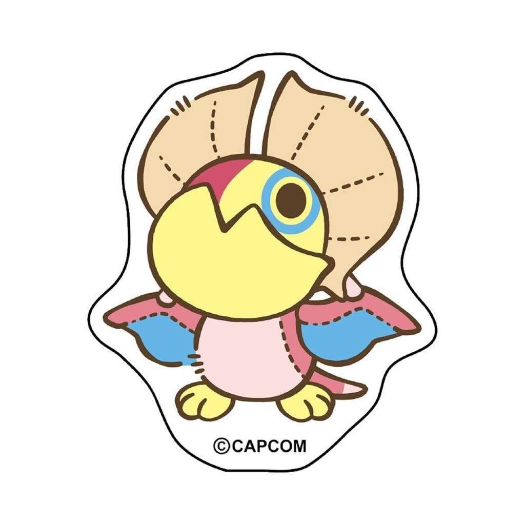 Capcom Monster Hunter Mondefo Sticker Yian H55 x W46mm Die-Cut Kut-Ku Approx. Paper/PP