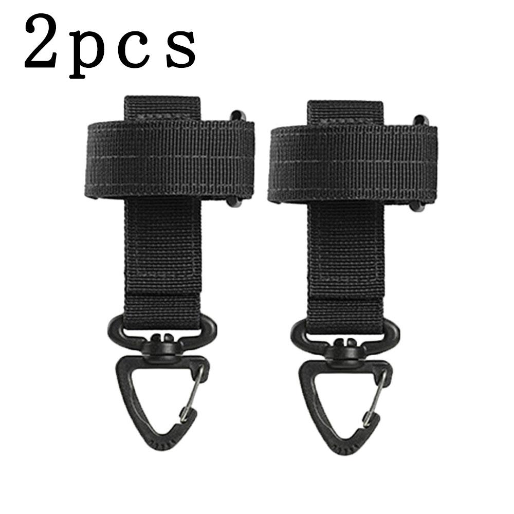 1/2pcs new multi-purpose tactical gloves buckle hook ventilator military rope climbing outdoor storage adjust camping hanging