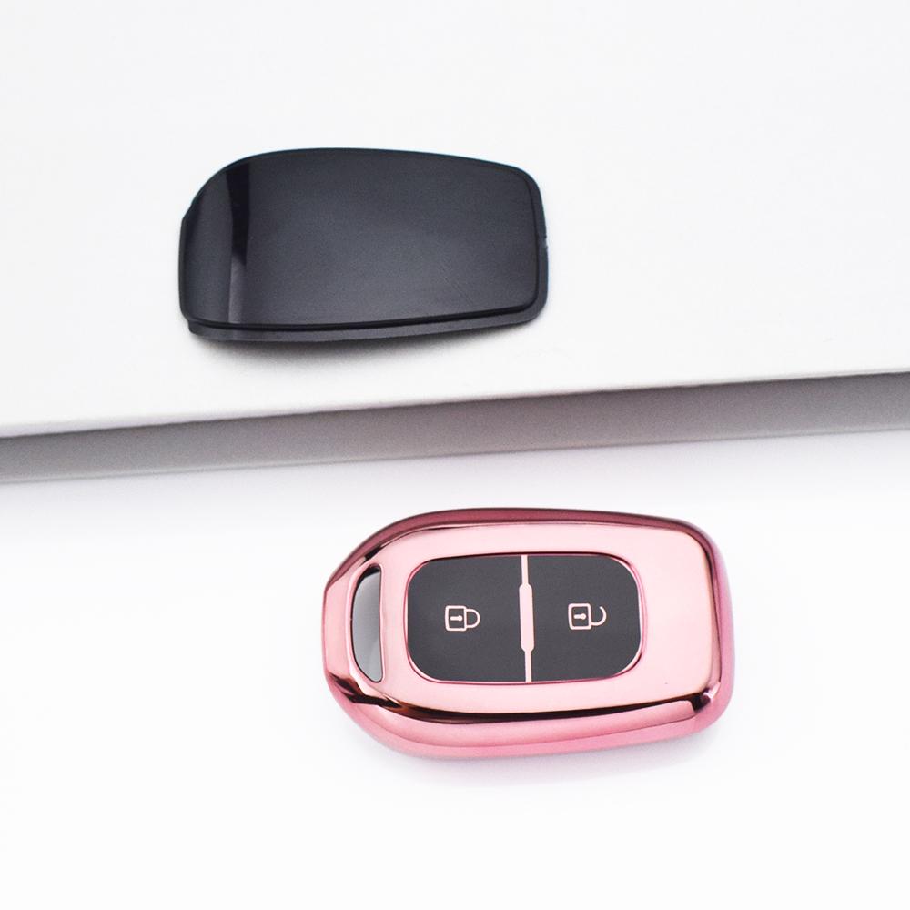 2 Buttons Keyless for Renault Scenic Master Duster Dacia Megane Dokker Logan Laguna TPU Car Key Case Shell Fob Cover Protector