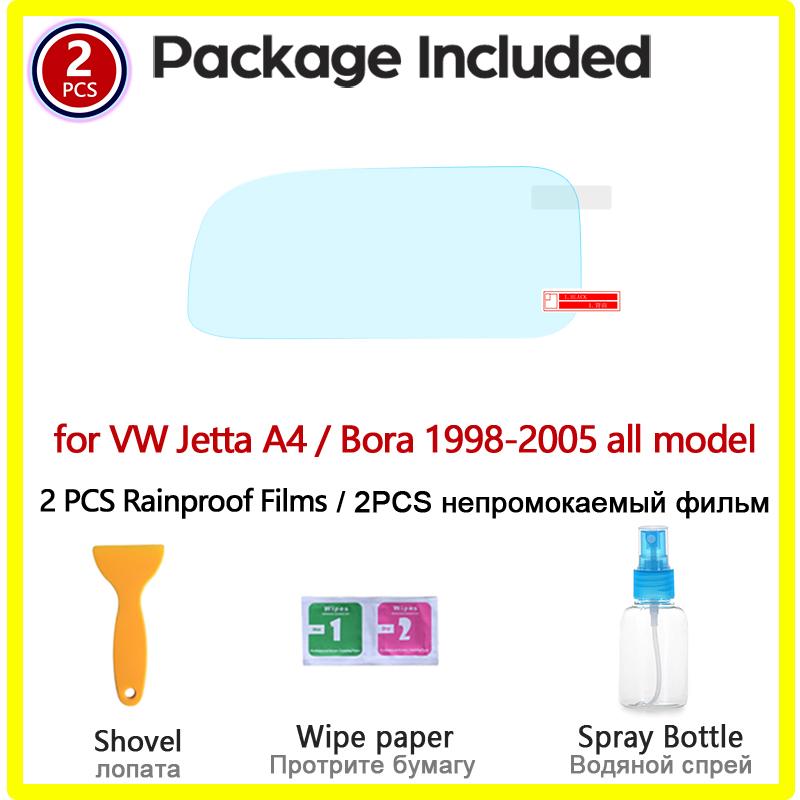Full Cover Anti Fog Rainproof Film for Volkswagen VW Jetta A4 MK4 Bora 1J 1999~2006 TRearview Mirror Protective Film 2000 2005