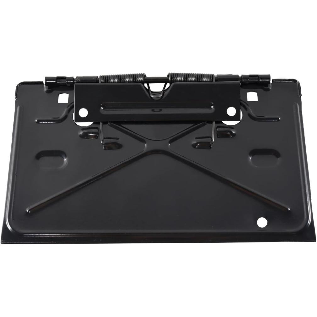 License Plate Tag Bracket Rear With Hinge Compatible With 1968-1972 Chevelle Monte Carlo Impala - Rear License Plate Bracket