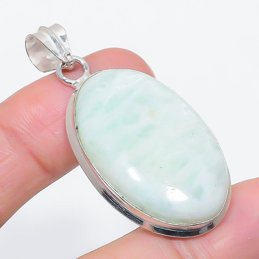 

Aquamarine Gemstone 925 Sterling Silver Jewelry Pendant 2.05
