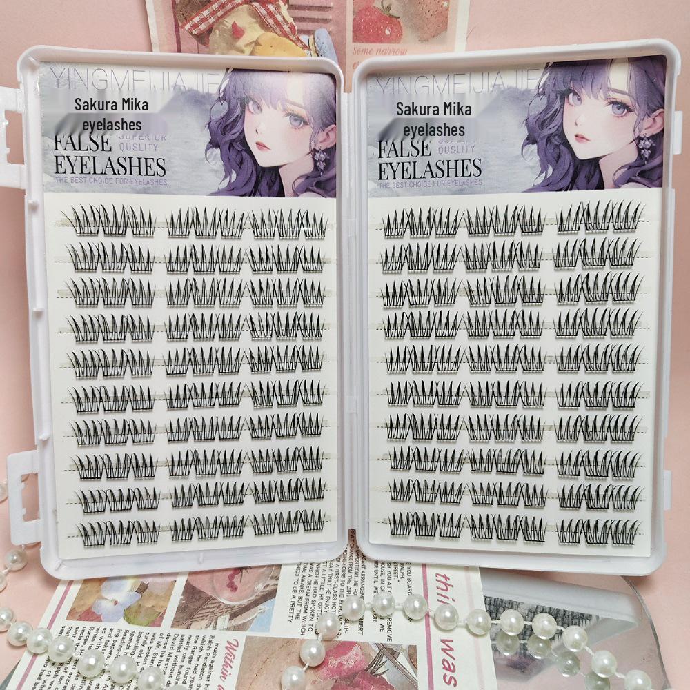 ACE Barbie Natural Segment Korean Idol False Eyelashes – No Glue Needed