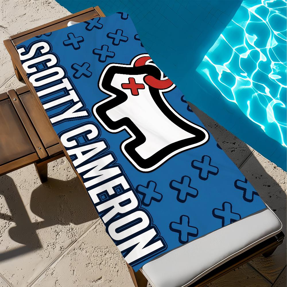 Fashion S-Scotty Logo C-Cameron Towel Large Quick-Drying Microfiber Soft Beach Towel for Travel Fitness Sauna Bathing Camping