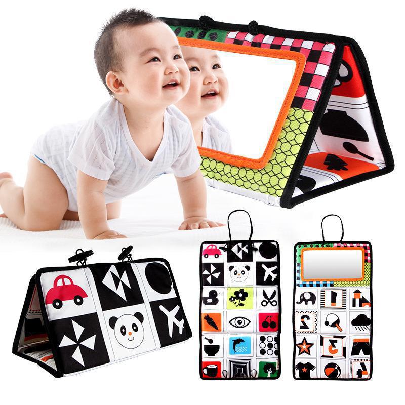 

Baby Car Safety Funhouse Mirror Toy for Early Vision Development