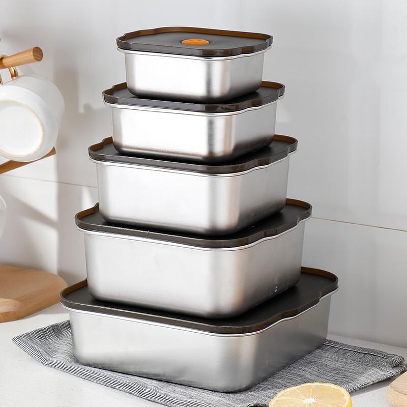 304 Stainless Steel Food Storage Container