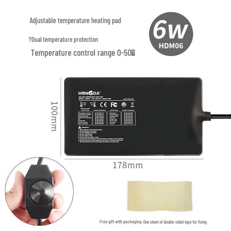 

Reptile Smart Temperature Control Heating Pad for Turtles, Lizards, Geckos, Snakes, and Frogs.