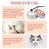Pet Tear Stain Remover Balm + Brush - Natural Gentle Non-Irritating, Reduces Marks Prevents Pigmentation Keep Dry for Cats Dogs