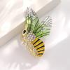New Alloy Brooch High-end Niche Women's Peony High-end Pin Coat Suit High-end Versatile Brooch